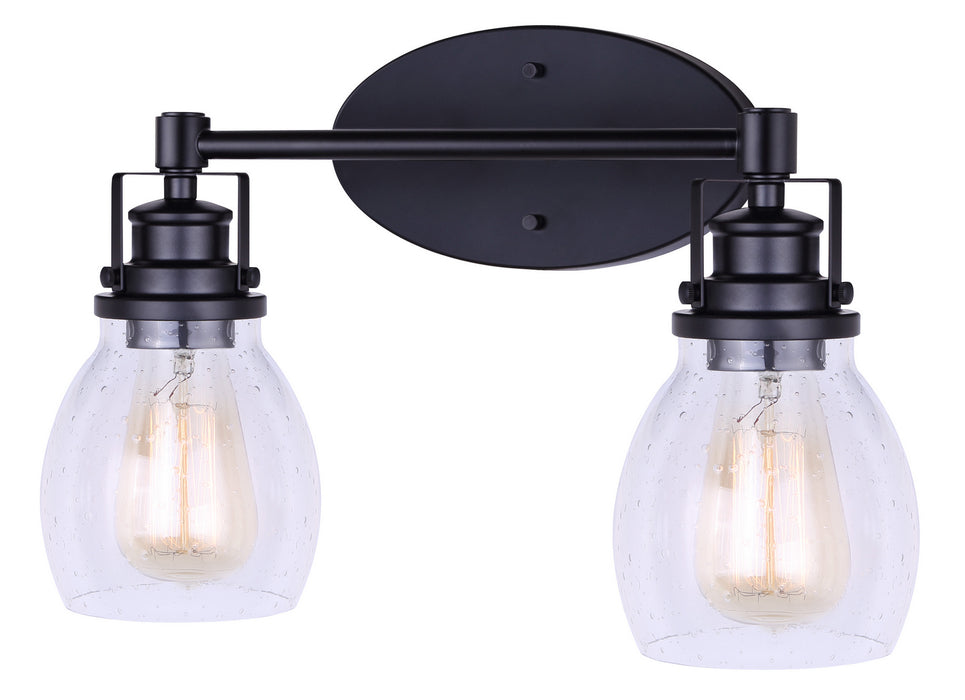 Canarm IVL705A02BK Two Light Vanity, Metal