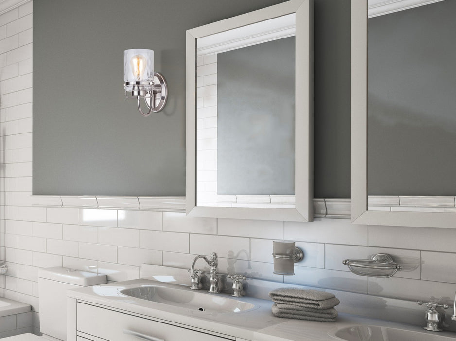 Canarm IVL707A01BN One Light Vanity, Brushed Nickel