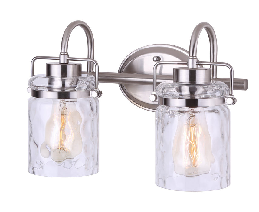 Canarm IVL707A02BN Two Light Vanity, Brushed Nickel