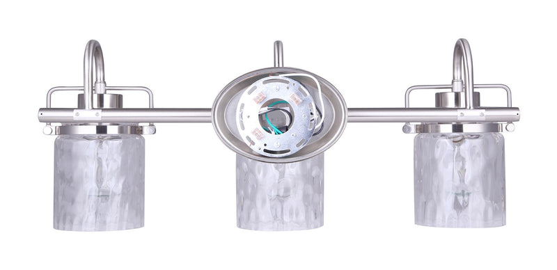 Canarm IVL707A03BN Three Light Vanity, Brushed Nickel