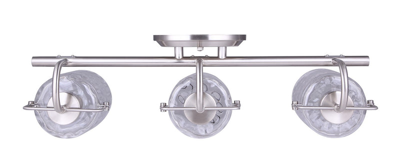 Canarm IVL707A03BN Three Light Vanity, Brushed Nickel
