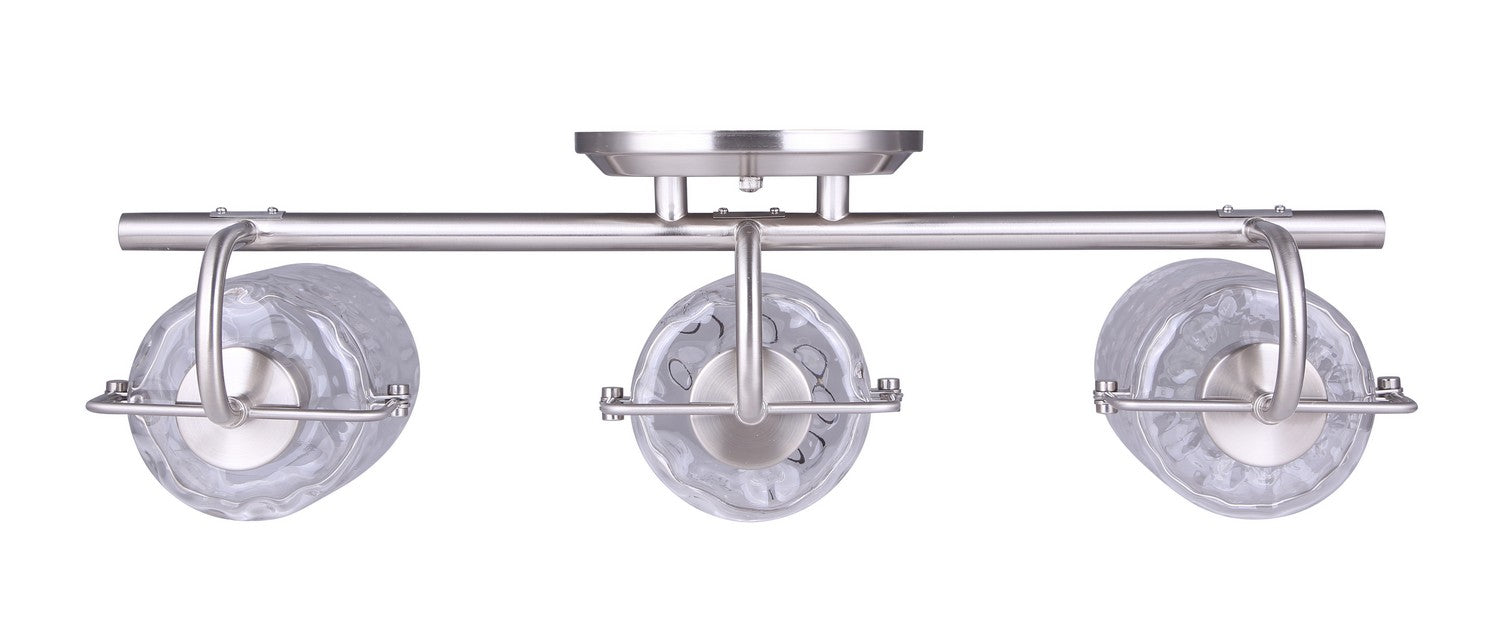Canarm IVL707A03BN Three Light Vanity, Brushed Nickel
