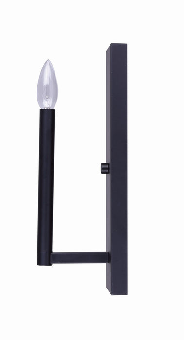 Canarm IWF1011A01BK One Light Wall Sconce, Black