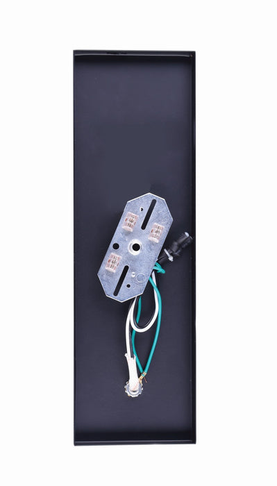 Canarm IWF1011A01BK One Light Wall Sconce, Black