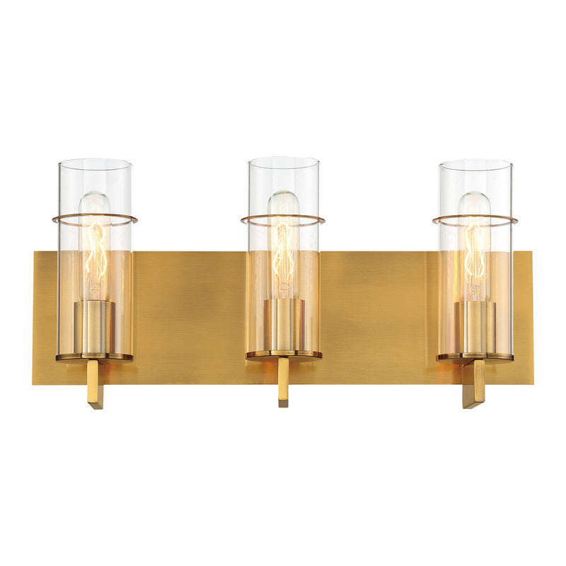 Eurofase 34134-040 Three Light Bathbar, Gold