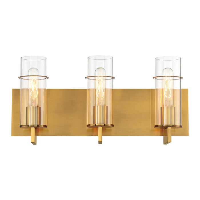 Eurofase 34134-040 Three Light Bathbar, Gold