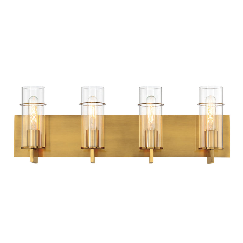 Eurofase 34135-047 Four Light Bathbar, Gold