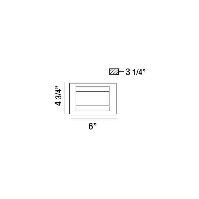 Eurofase 35696-018 LED Wall Sconce, Chrome