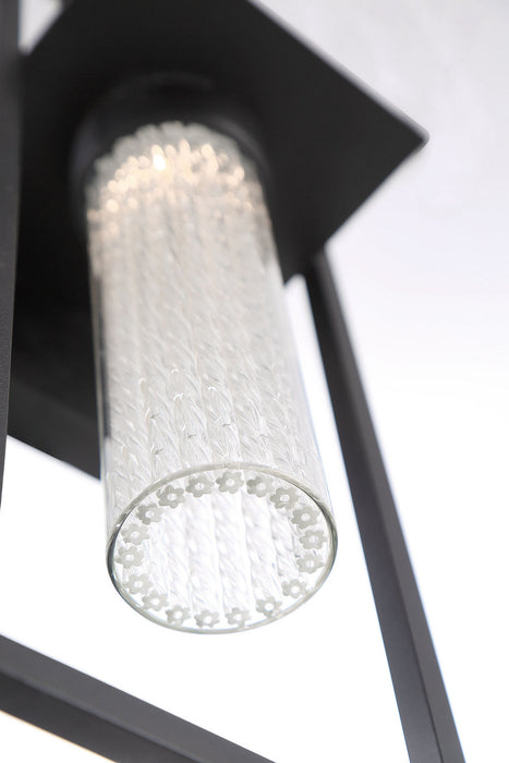 Eurofase 35890-010 LED Outdoor Wall Mount, Black