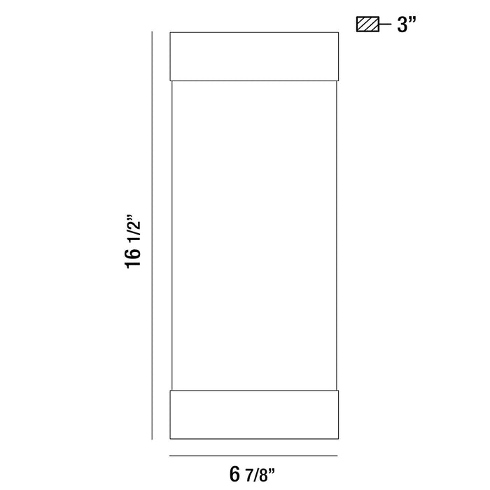 Eurofase 35892-014 LED Outdoor Surface Mount, Black