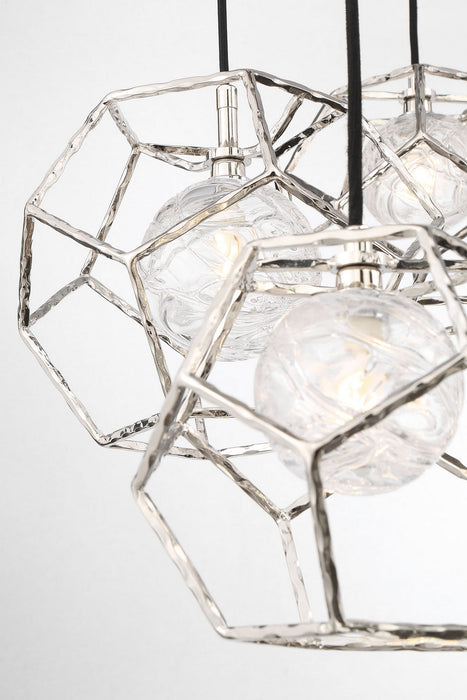 Eurofase 35903-017 LED Chandelier, Chrome