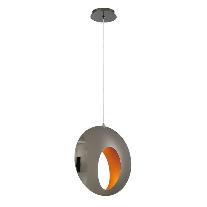 Eurofase 35909-019 LED Pendant, Chrome Black