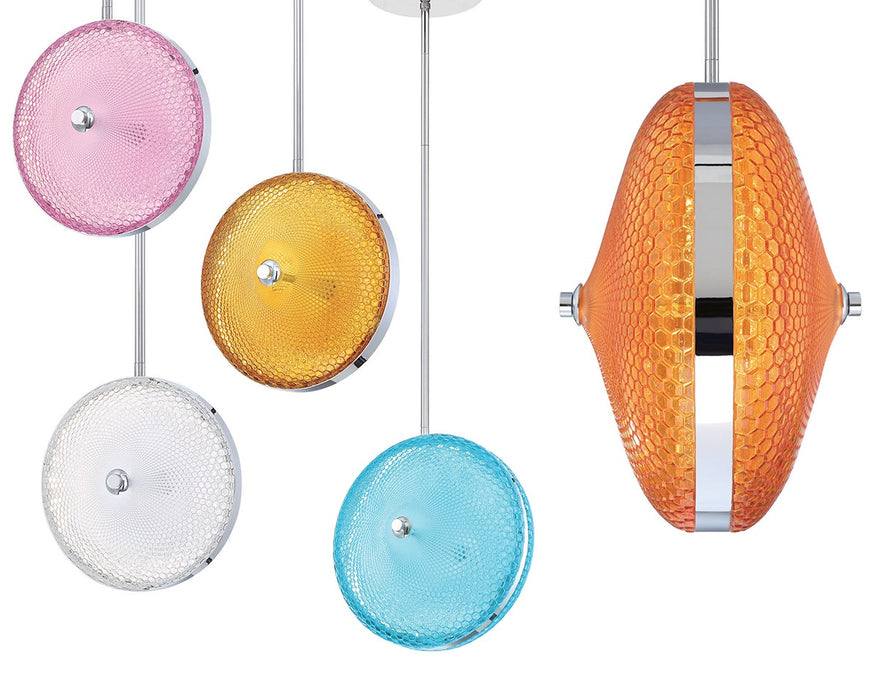 Eurofase 35913-047 LED Pendant, Chrome