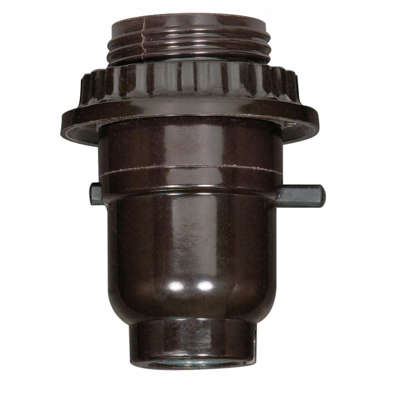 Satco 80-1071 Push Thru With Full Uno Thread And Ring, Not Specified