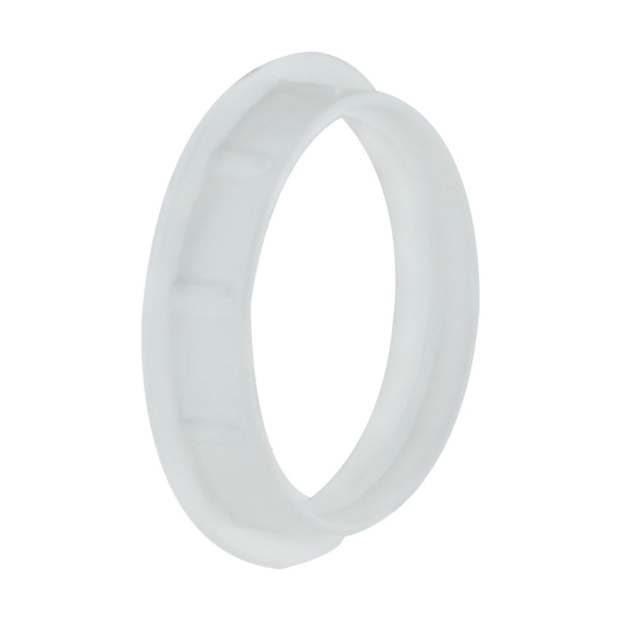 Satco 80-1074 Die Cast Ring For Threaded Socket, White