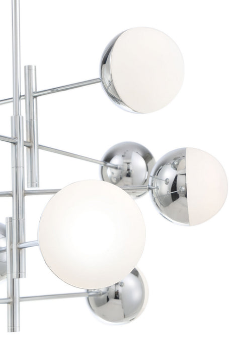 Eurofase 35919-018 LED Chandelier, Chrome