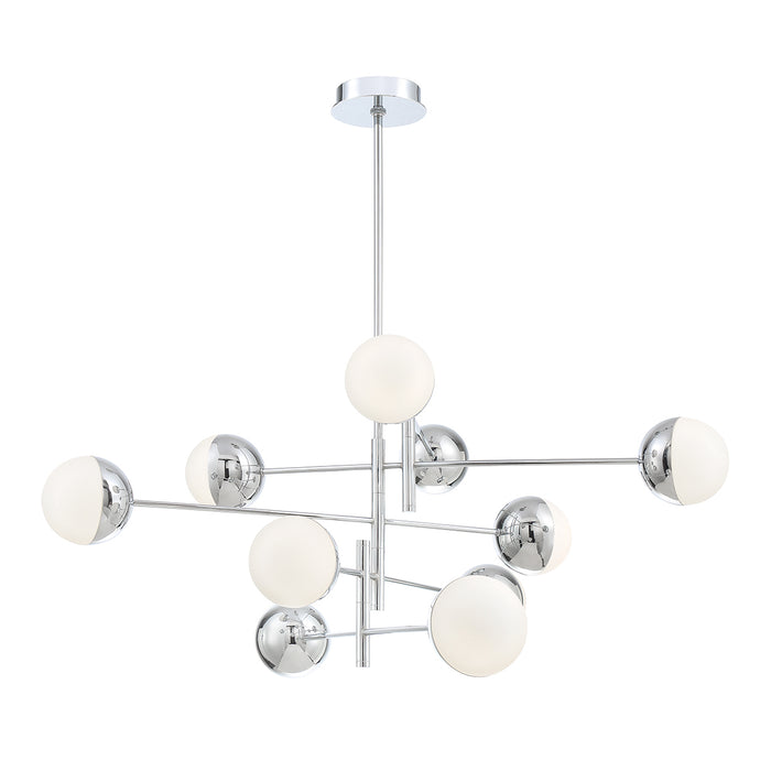 Eurofase 35920-014 LED Chandelier, Chrome