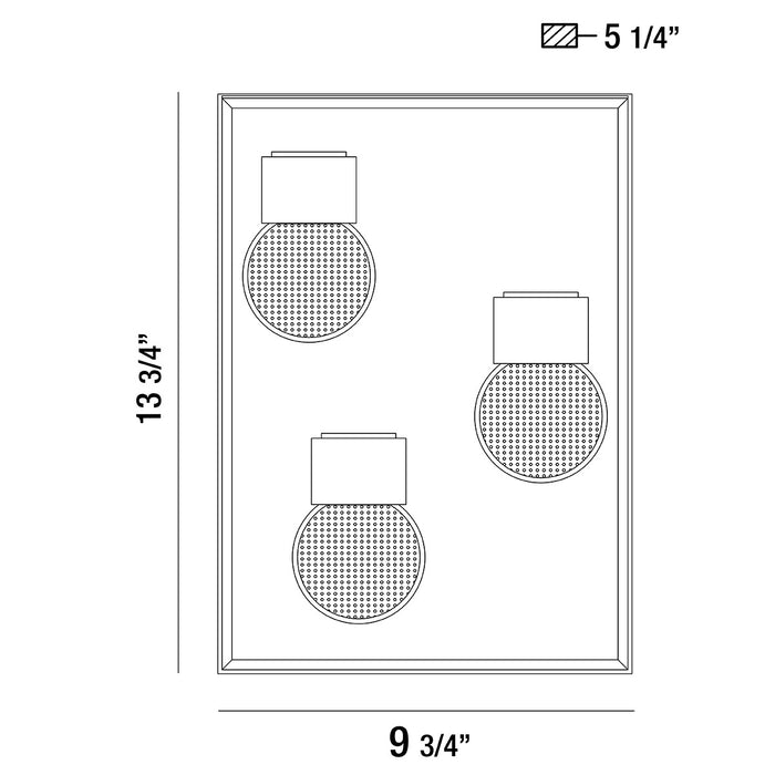 Eurofase 35934-011 LED Outdoor Wall Mount, Antique Grey