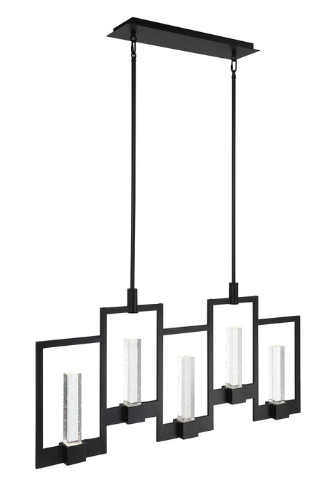 Eurofase 35949-015 LED Chandelier, Black