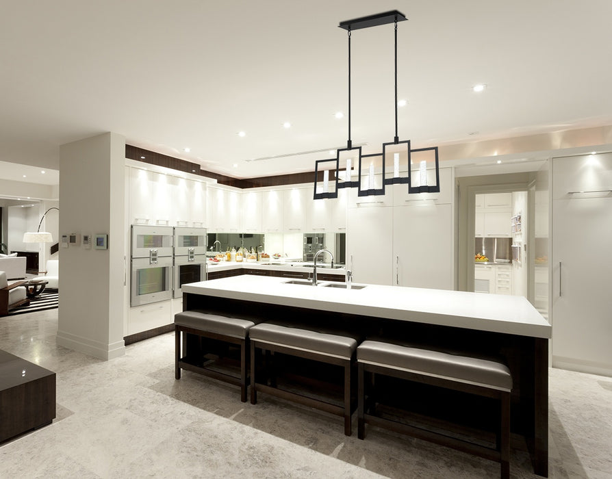 Eurofase 35949-015 LED Chandelier, Black
