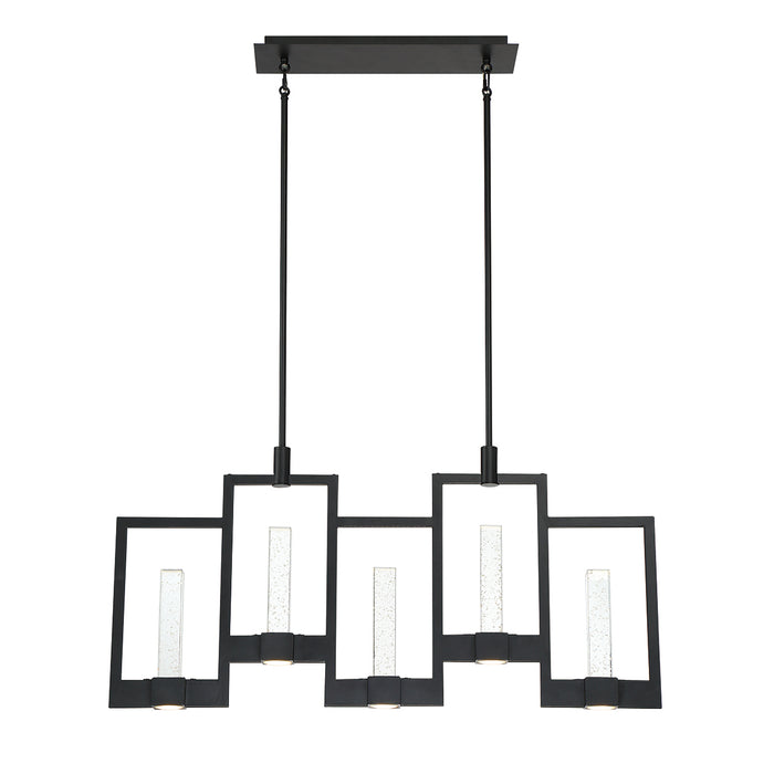 Eurofase 35949-015 LED Chandelier, Black