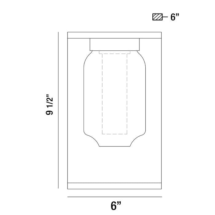 Eurofase 35950-011 LED Outdoor Wall Mount, Antique Grey