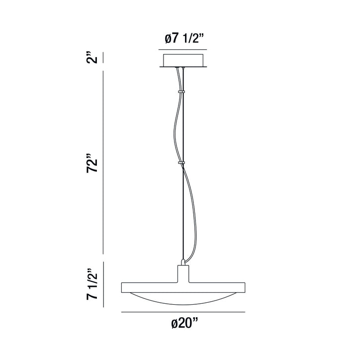 Eurofase 35965-014 LED Pendant, White