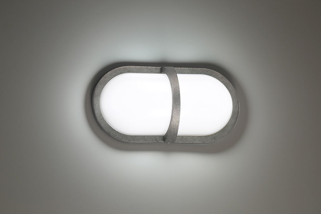 Eurofase 35988-014 LED Outdoor Wall Mount, Textured Silver