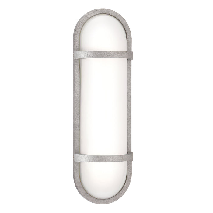 Eurofase 35989-011 LED Outdoor Wall Mount, Textured Silver