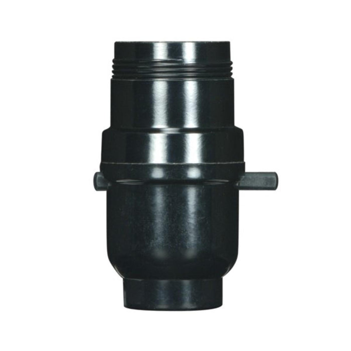Satco 80-1106 Push-Thru, 1/8 Ip Cap W/Metal Bushing Less Set Screw, Not Specified