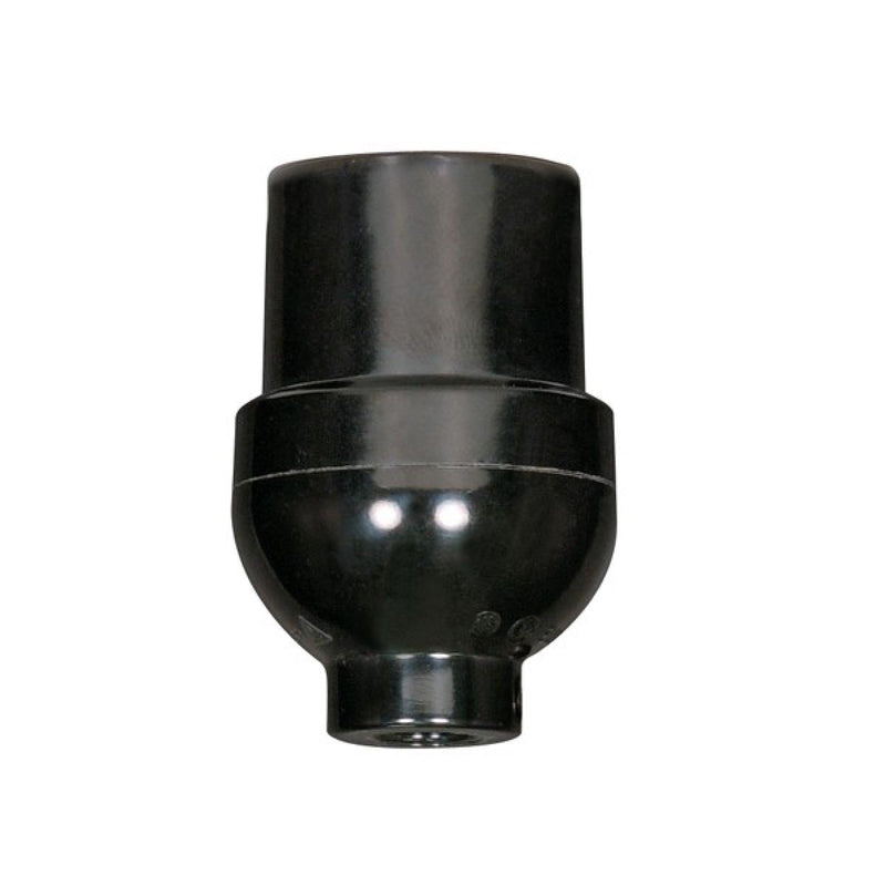 Satco 80-1111 1/8 Ip Cap W/Plastic Bushing, Black