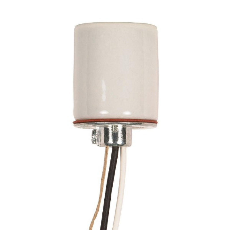 Satco 80-1113 Keyless Porcelain Socket, Glazed