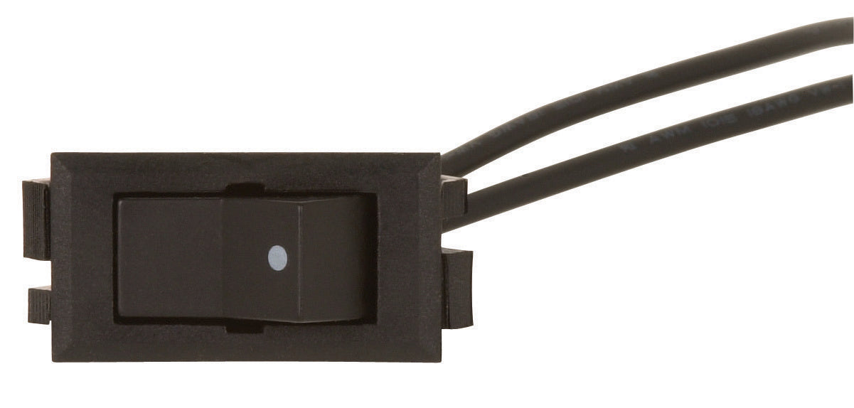 Satco 80-1141 On-Off Phenolic Rocker Switch, Black