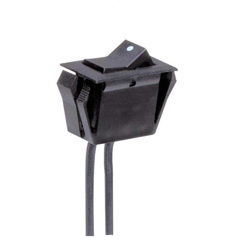 Satco 80-1141 On-Off Phenolic Rocker Switch, Black