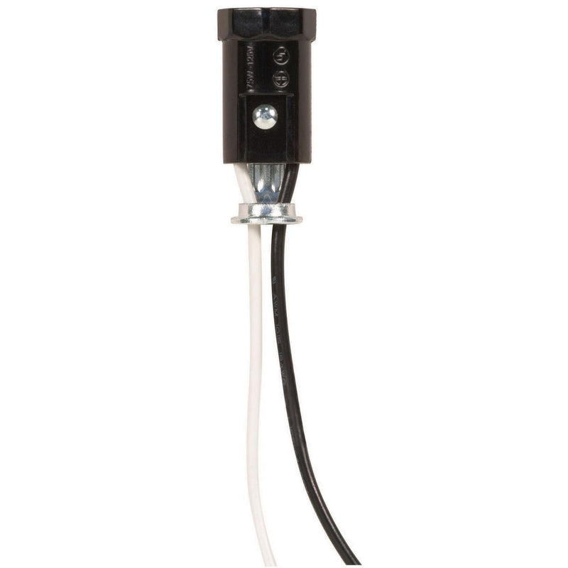 Satco 80-1145 Phenolic Candelabra Sockets With Leads, Not Specified