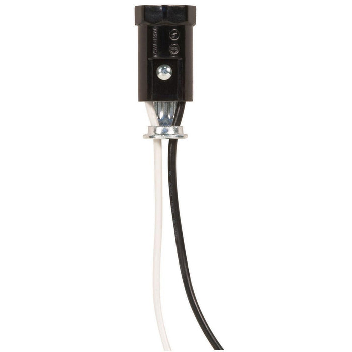 Satco 80-1145 Phenolic Candelabra Sockets With Leads, Not Specified