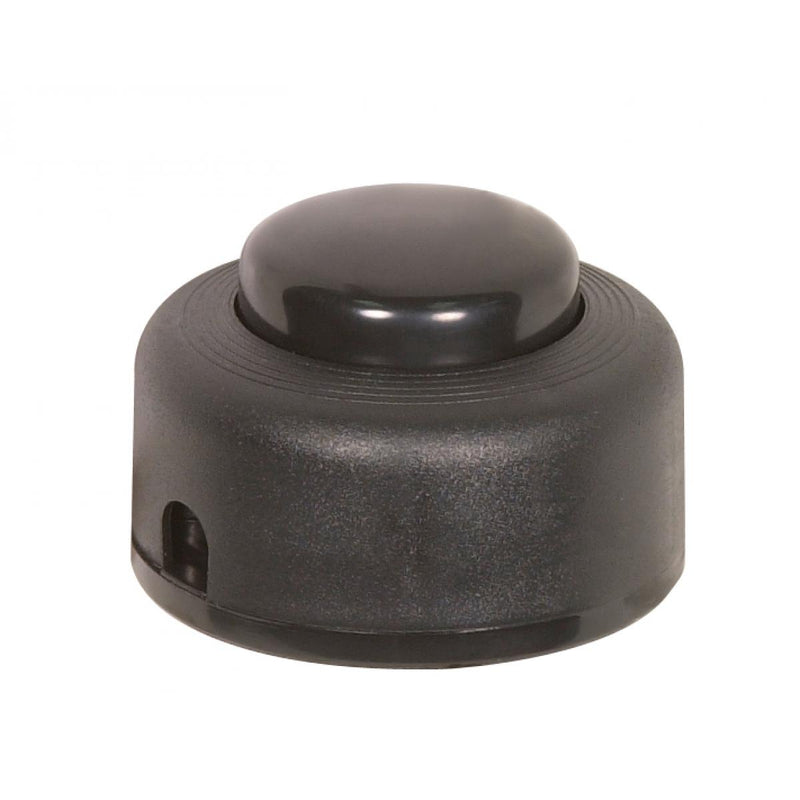 Satco 80-1163 Step-On-Button On/Off Push Switch, Black