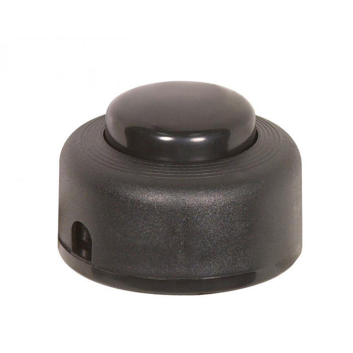 Satco 80-1163 Step-On-Button On/Off Push Switch, Black