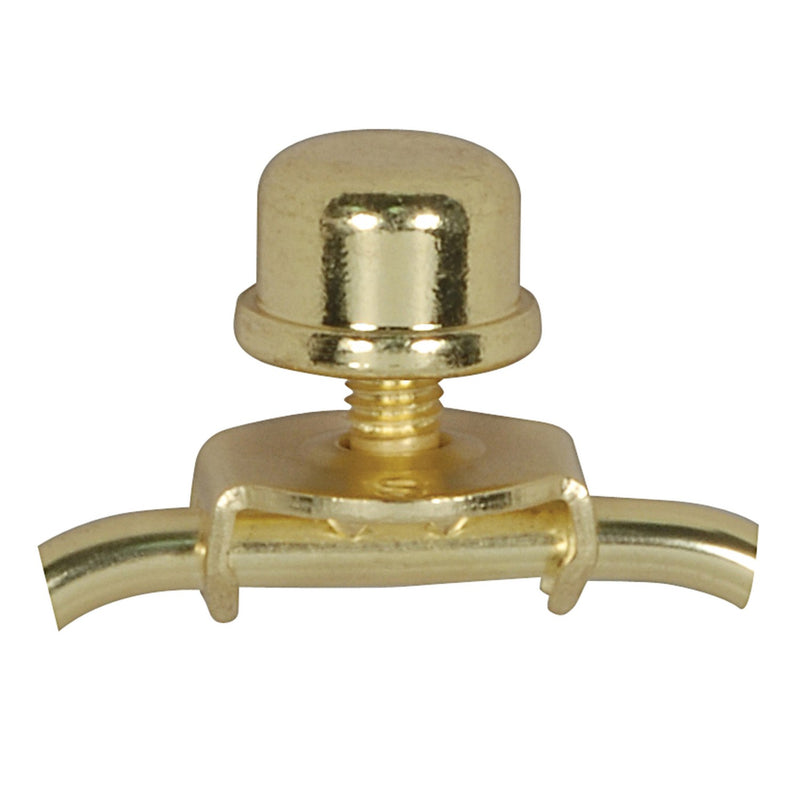 Satco 80-1181 Finial, Polished Brass