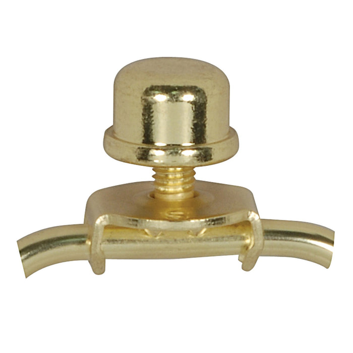 Satco 80-1181 Finial, Polished Brass