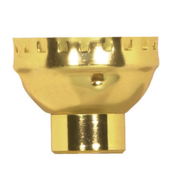 Satco 80-1210 Cap With Paper Liner, Brite Gilt