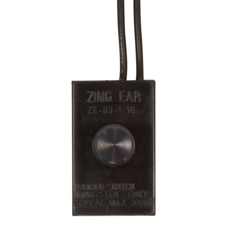 Satco 80-1241 Full Range Table Lamp Dimmer Switch Phenolic Housing, Black