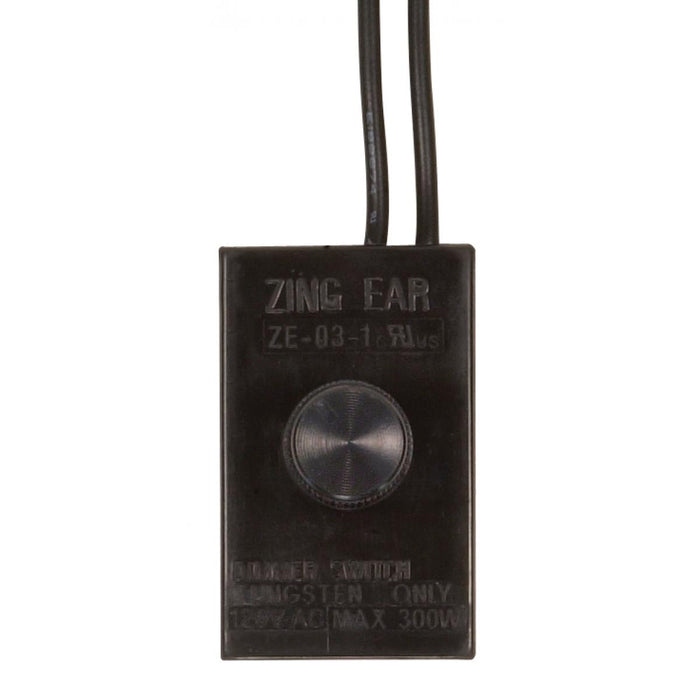 Satco 80-1241 Full Range Table Lamp Dimmer Switch Phenolic Housing, Black