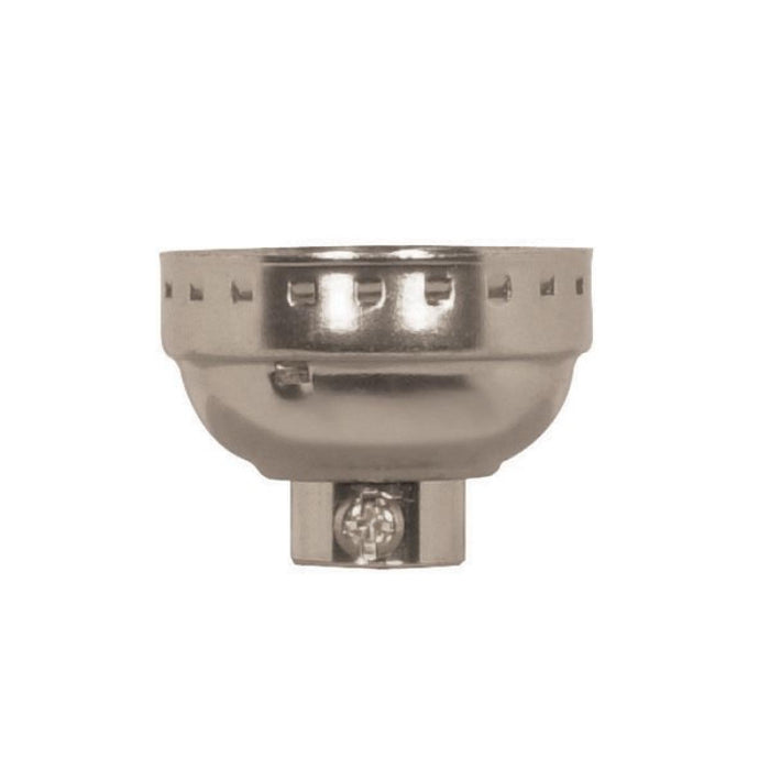 Satco 80-1288 3 Piece Cap With Paper Liner, Polished Nickel