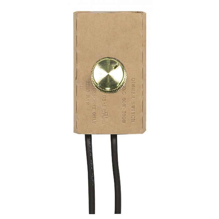 Satco 80-1293 Full Range Table Lamp Dimmer Switch Paper Housing, Not Specified