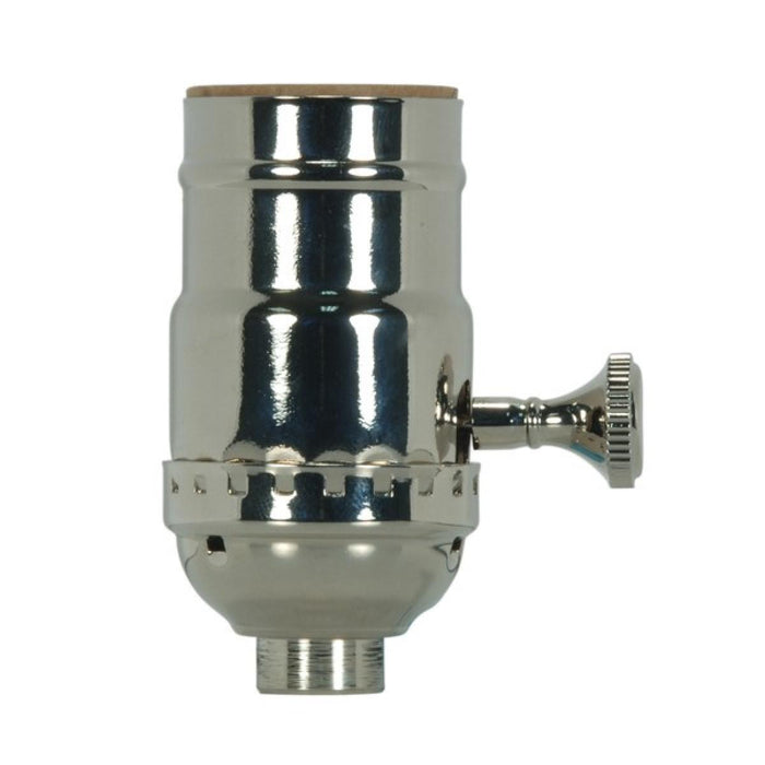 Satco 80-1349 Socket, Polished Nickel