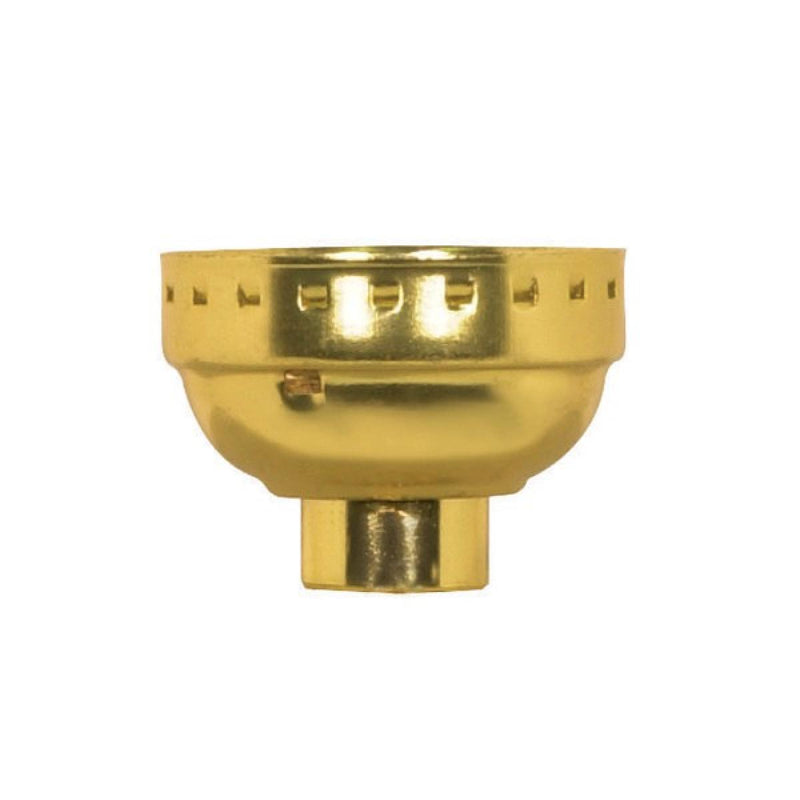 Satco 80-1350 3 Piece Cap With Paper Liner, Polished Nickel