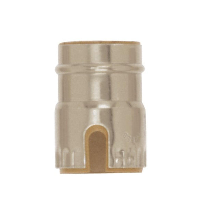 Satco 80-1351 3 Piece Cap With Paper Liner, Polished Nickel