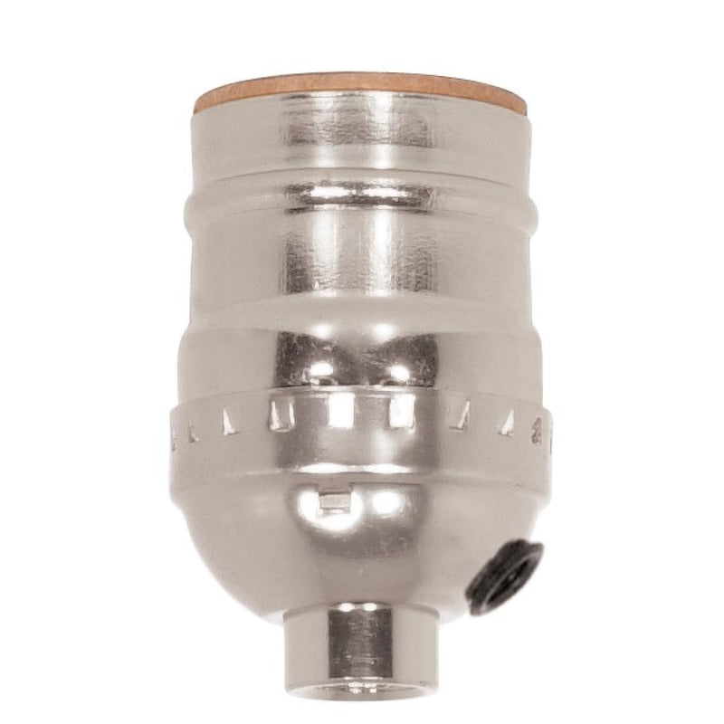 Satco 80-1373 Socket, Nickel
