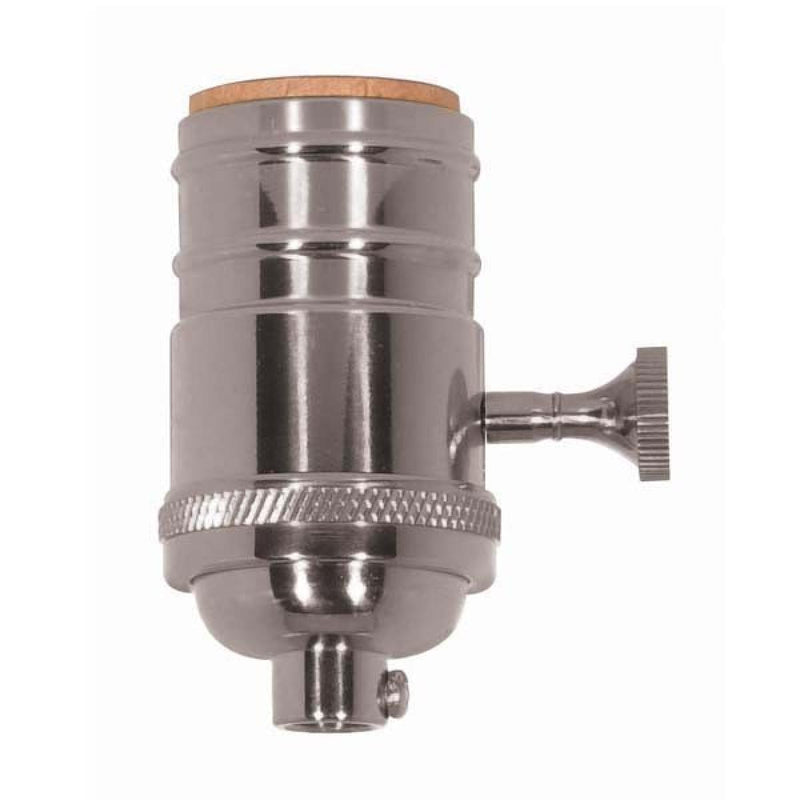 Satco 80-1431 Socket, Polished Nickel